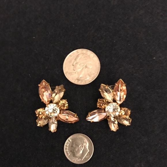 Beautiful J. Crew crystal earrings! EUC,worn once! - Picture 2 of 5